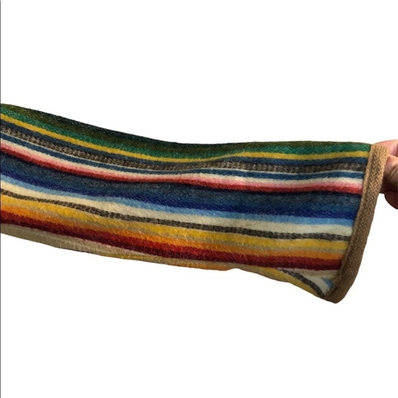 Hooded Poncho Aztec-look Jacket - Picture 7 of 14